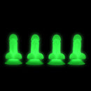 Big Ballers Glow-In-The-Dark Suction Snap-On Peckers