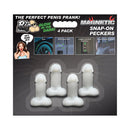 Big Ballers Glow-In-The-Dark Magnetic Snap-On Peckers