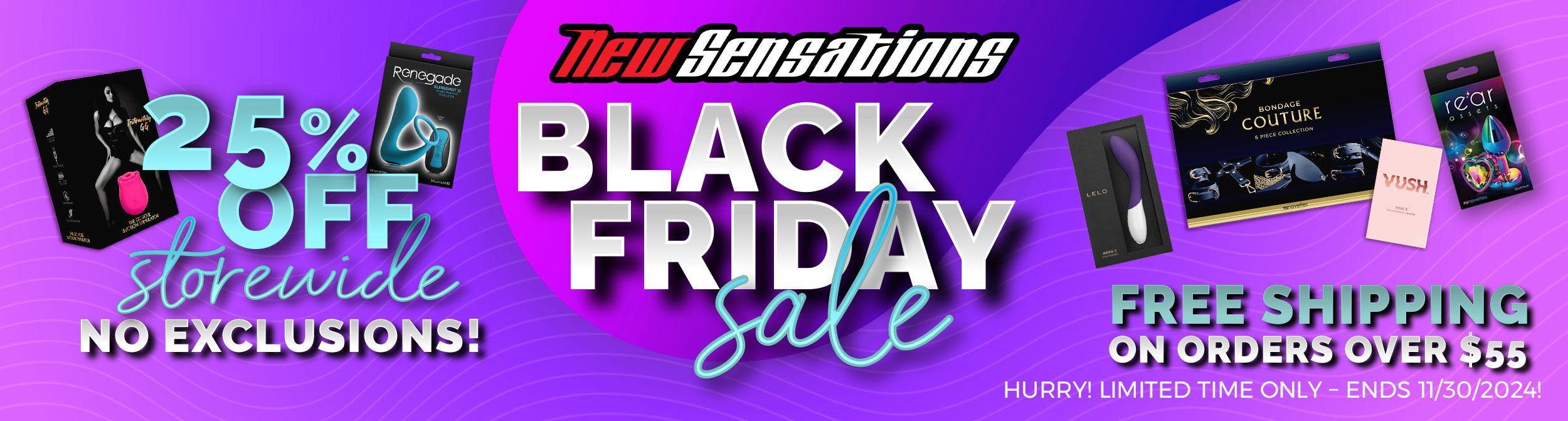 New Sensations Black Friday Sale 25% Off