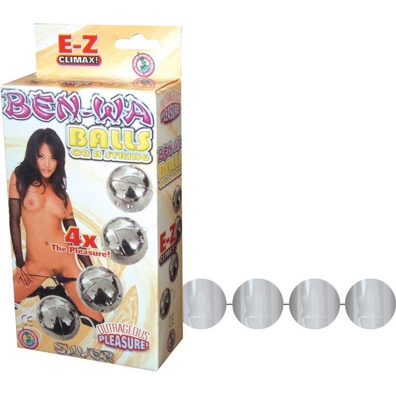 Ben Wa Balls On A String Silver