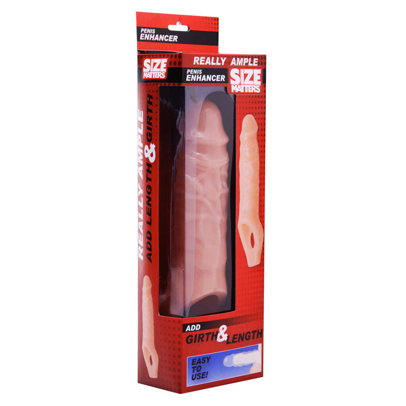 Size Matters Really Ample Penis Enhancer Sheath