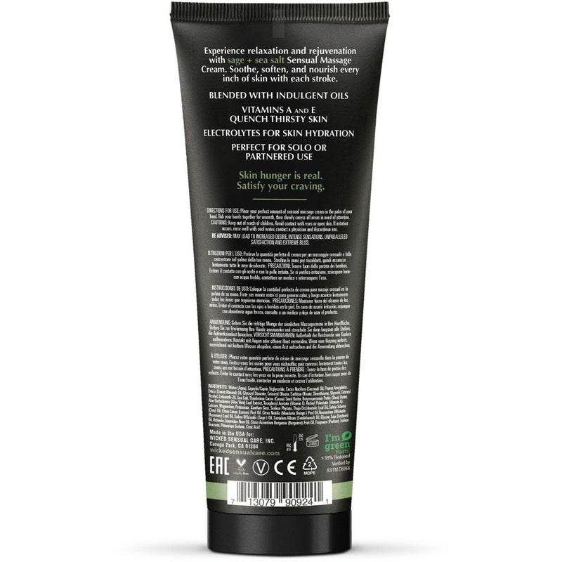 Wicked Sage & Sea Salt Massage Cream