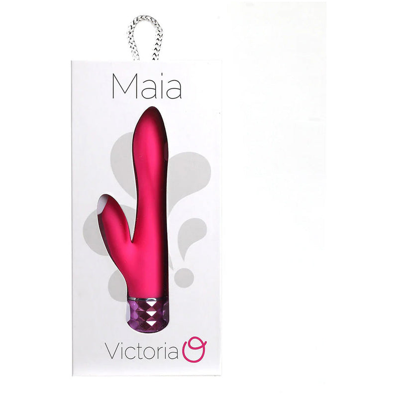 Maia Victoria Crystal Gems Vibrator Neon Pink