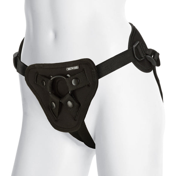 Vac-U-Lock Platinum Corset Harness With Plug