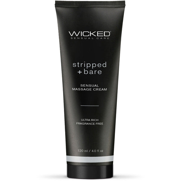 Wicked Stripped & Bare Massage Cream