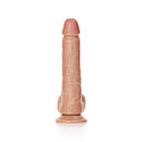Straight Realistic Dildo With Balls And Suction Cup