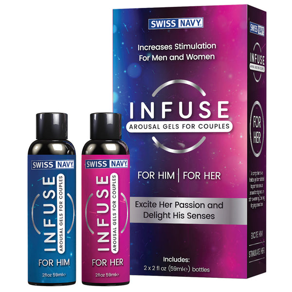 Swiss Navy Infuse 2-In-1 Arousal Gel For Him & Her