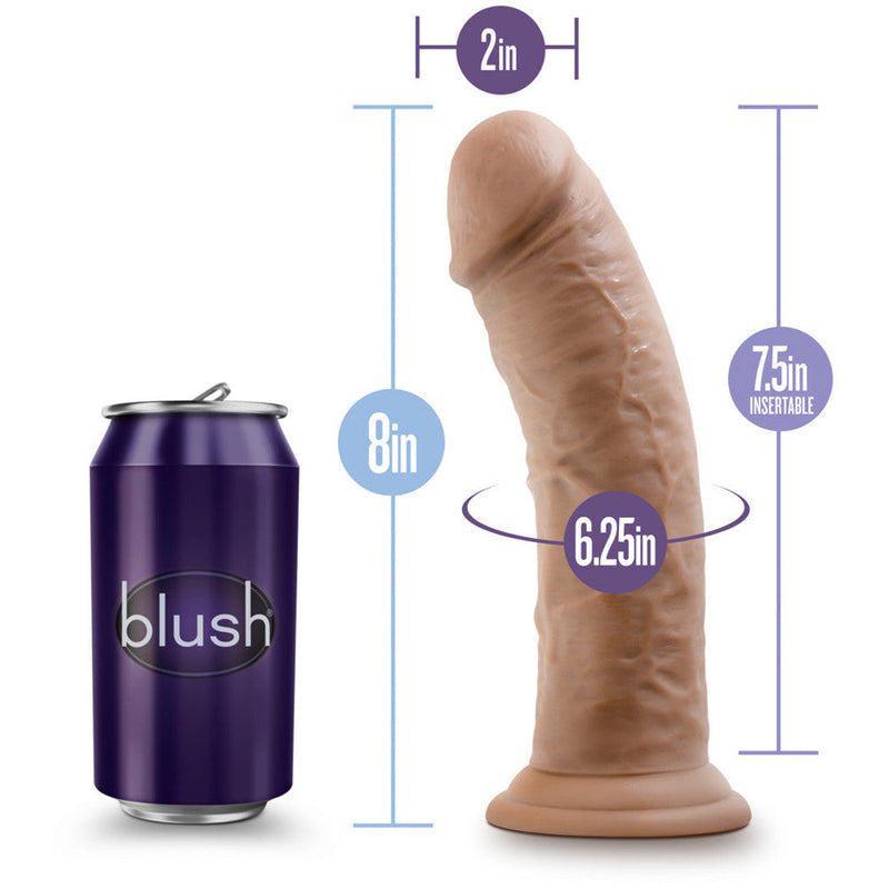 Au Naturel Dildo With Suction Cup