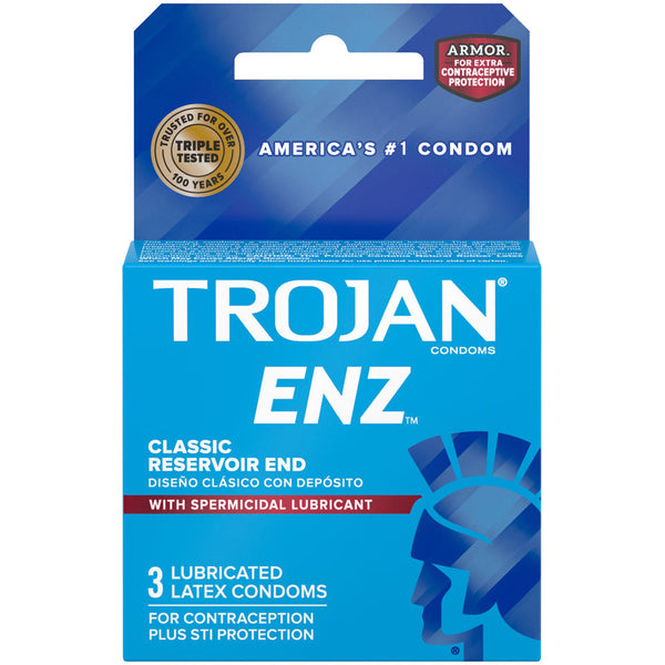 Trojan Enz Spermicidal Condoms