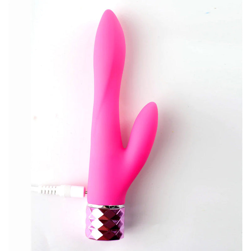 Maia Victoria Crystal Gems Vibrator Neon Pink