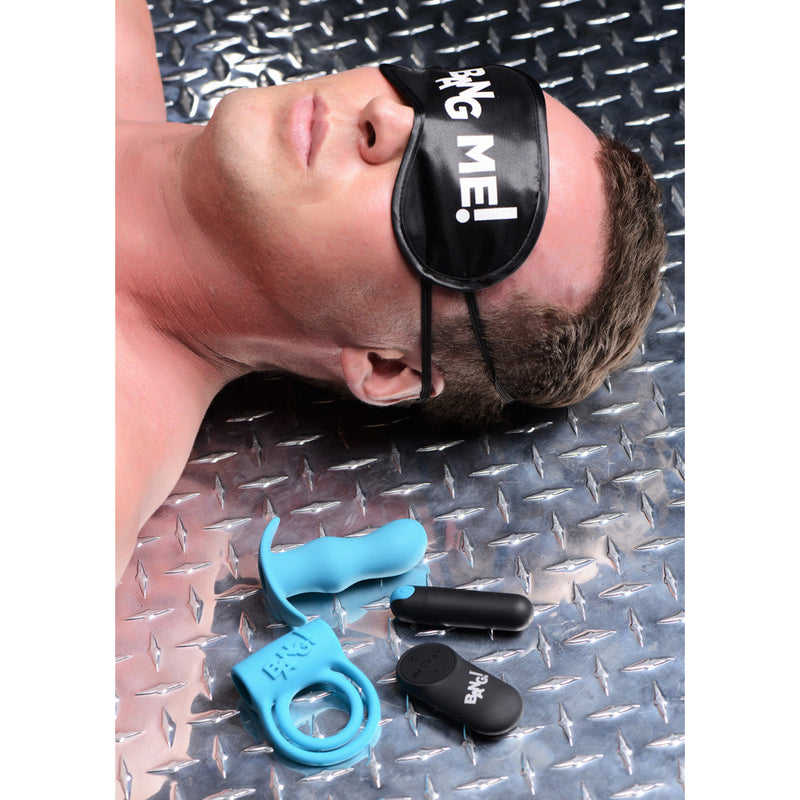 Bang! Duo Blast C-Ring, Butt Plug, Bullet & Blindfold Kit