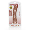 Curved Realistic Dildo Without Balls With Suction Cup