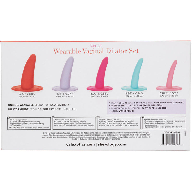 She-Ology 5Pc Wearable Vaginal Dilator Set