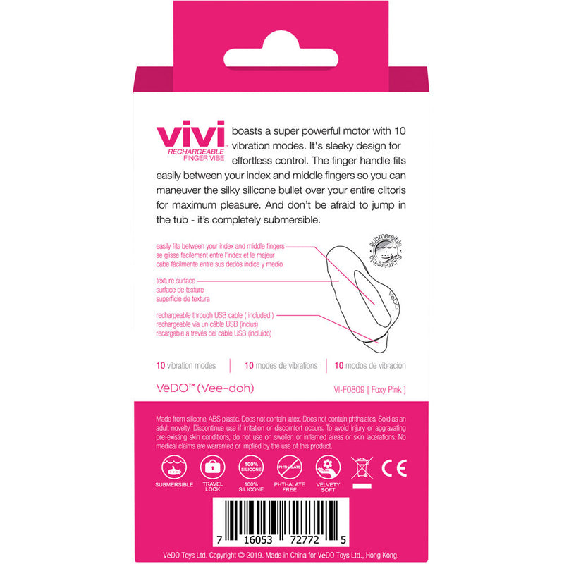 Vivi Rechargeable Finger Vibe