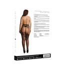 Le Desir Garterbelt Stockings With Lace Top