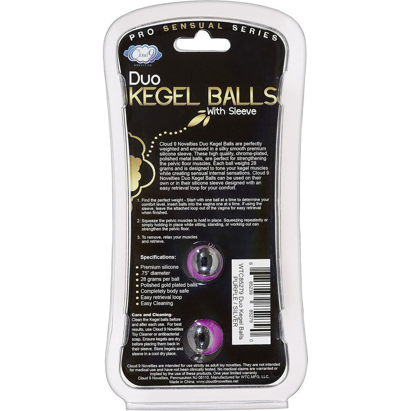 Cloud 9 Pro Sensual Duo Kegel Balls Purple