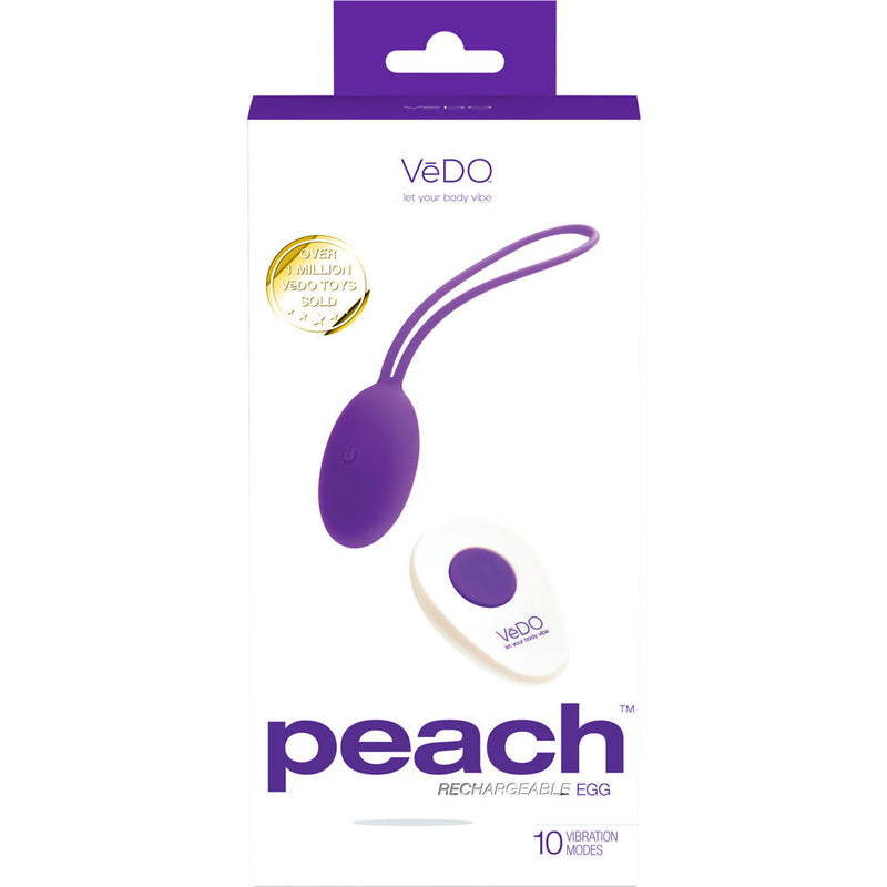 Peach Rechargeable Egg Vibe