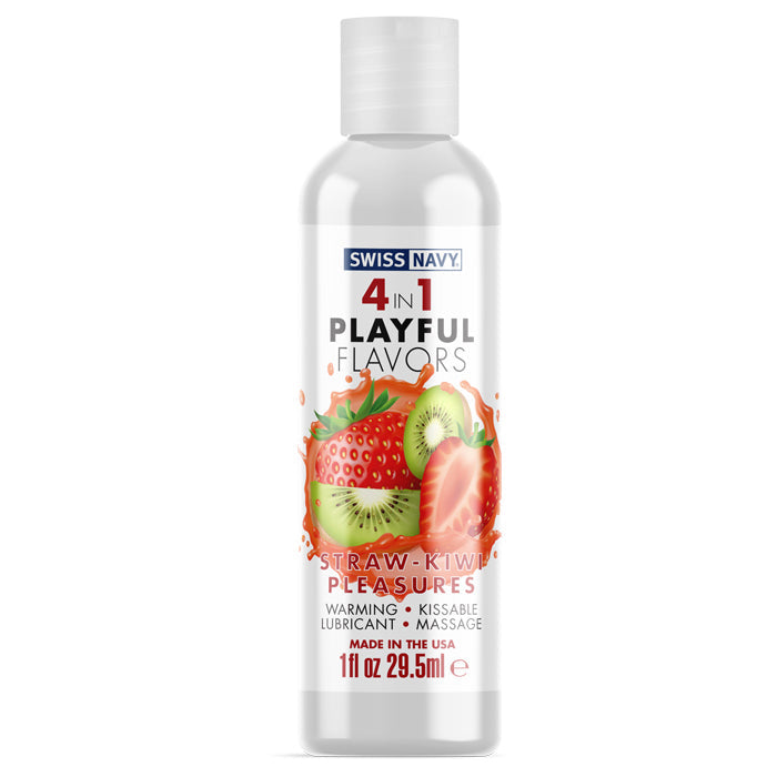 Swiss Navy 4 In 1 Strawberry/Kiwi Pleasure