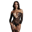 Le Desir Criss Cross Neck Bodystocking
