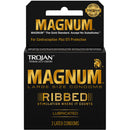 Trojan Magnum Ribbed 3 Pack