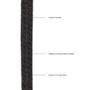 Ouch! Black & White Japanese Rope