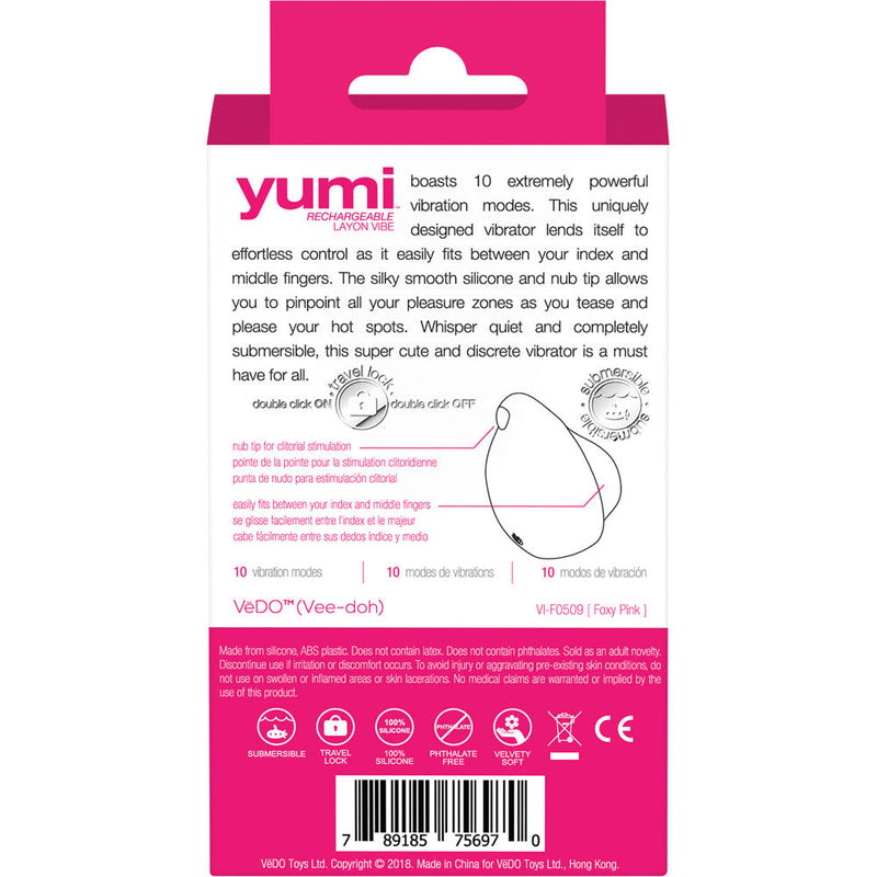 Yumi Rechargeable Finger Vibe