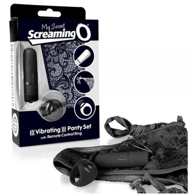 My Secret Screaming O Panty Vibe Black 1 Ct