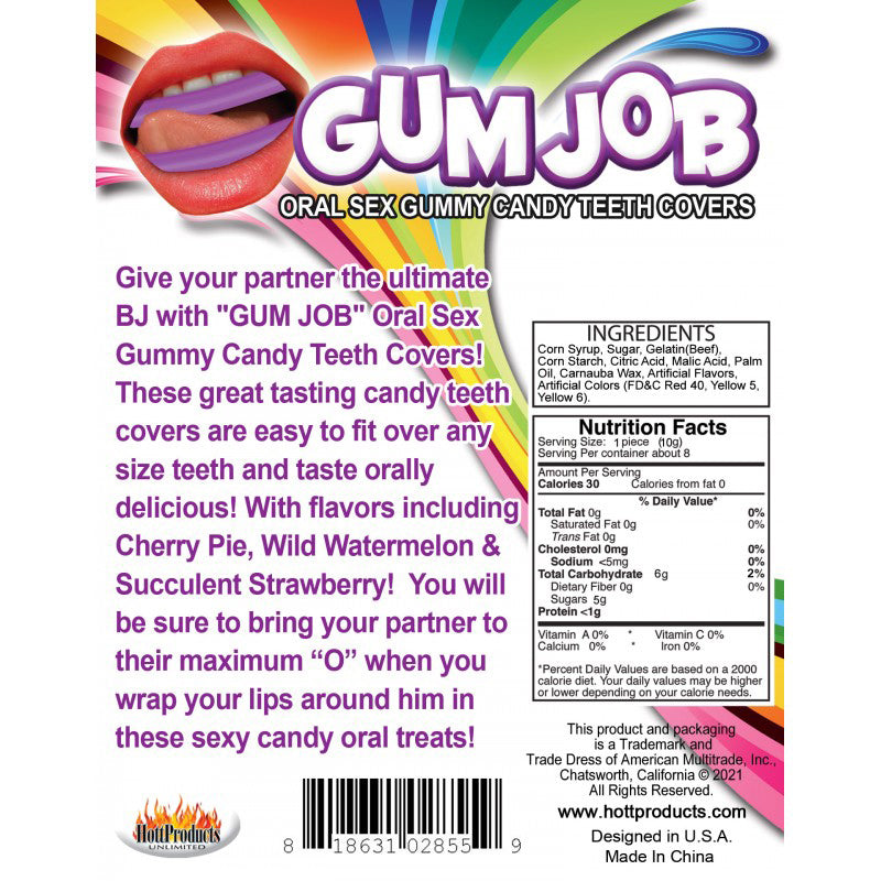 Gum Job Oral Sex Candy Teeth Covers