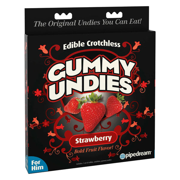 Edible Male Gummy Undies Strawberry