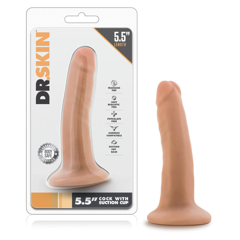 Dr. Skin Cock With Suction Cup