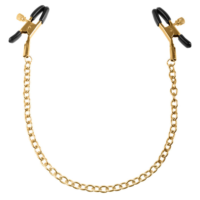 Fetish Fantasy Gold Chain Nipple Clamps