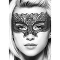 Ouch! Black & White Lace Eye Mask Princess