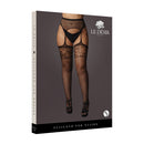 Le Desir Garterbelt Stockings With Lace Top