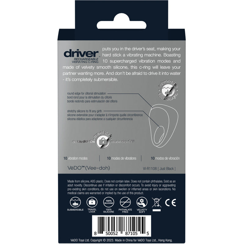 Driver Rechargeable Vibrating C-Ring