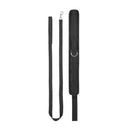 Ouch! Velvet & Velcro Adjustable Collar With Leash