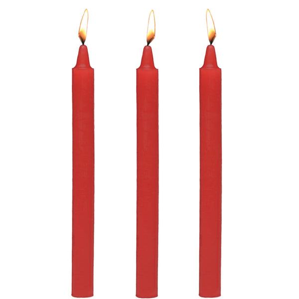 Master Series Fire Sticks Fetish Drip Candles Set Of 3