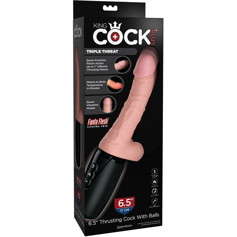 King Cock Plus Thrusting Cock With Balls
