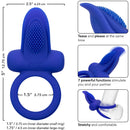 Silicone Rechargeable Dual Pleaser Enhancer