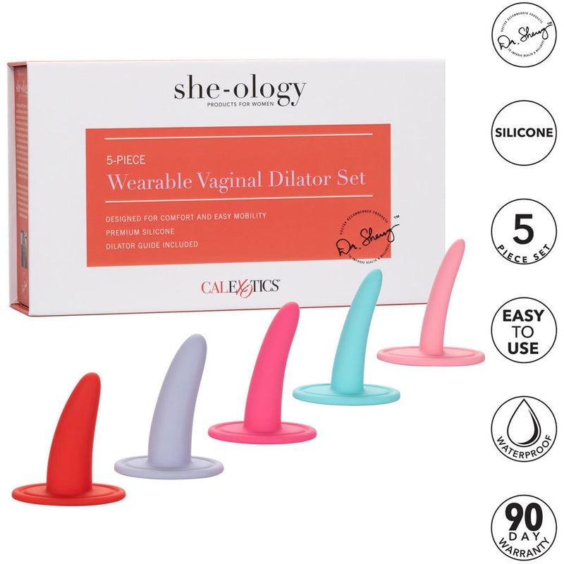 She-Ology 5Pc Wearable Vaginal Dilator Set