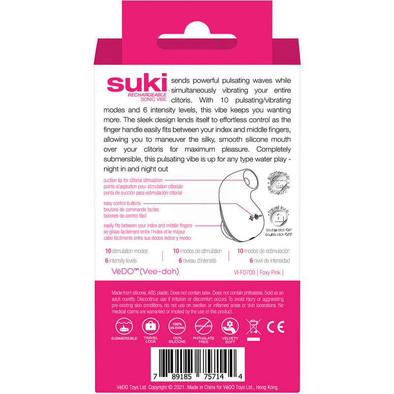 Suki Rechargeable Sonic Vibe