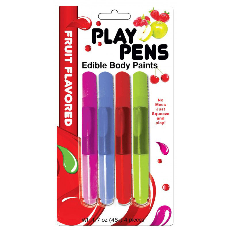 Play Pen Edible Body Paint 4 Pack