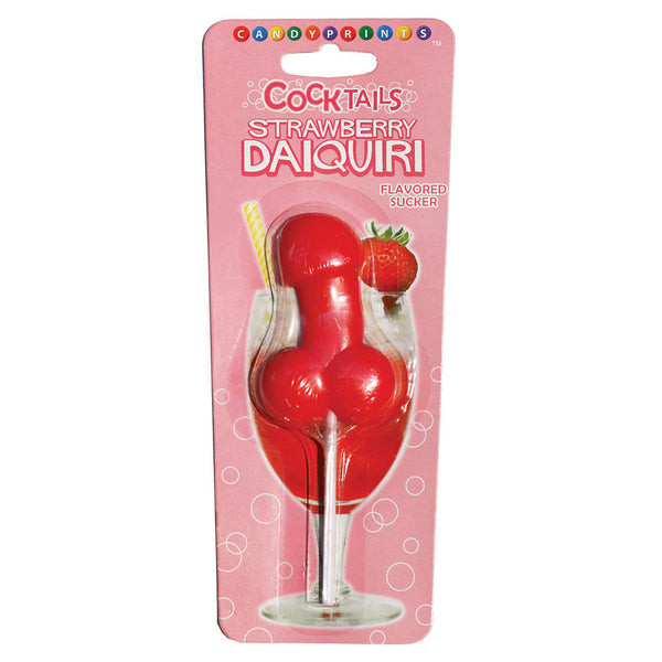 Strawberry Daquiri Cocktail Sucker