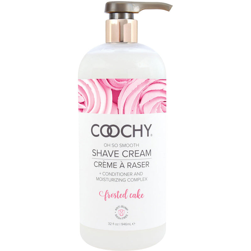 Coochy Shave Cream Frosted Cake