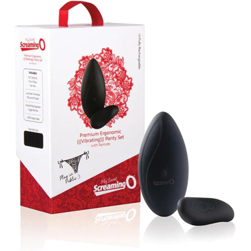 Screaming O Premium Ergonomic Remote Panty Set