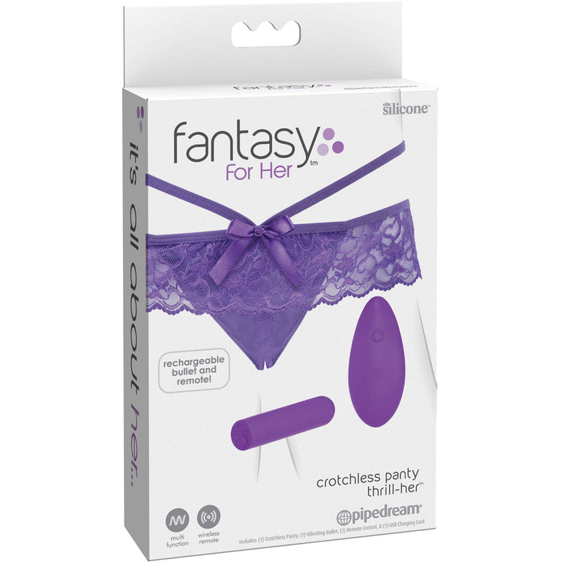 Fantasy For Her Crotchless Panty Thrill-Her