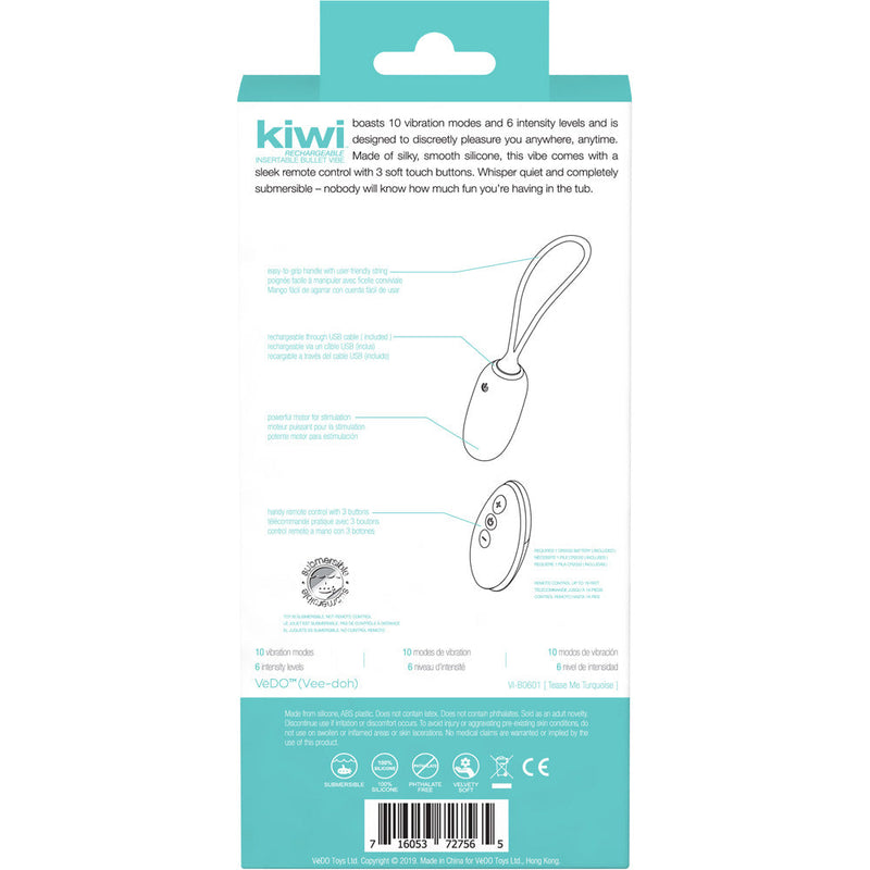 Kiwi Rechargeable Insertible Bullet