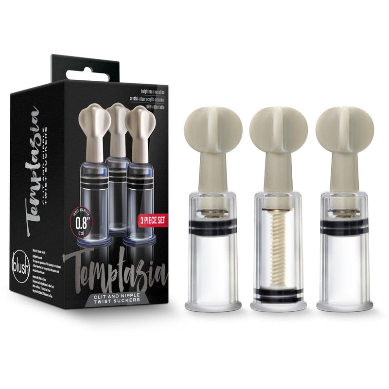 Temptasia Clit And Nipple Twist Suckers Set Of 3