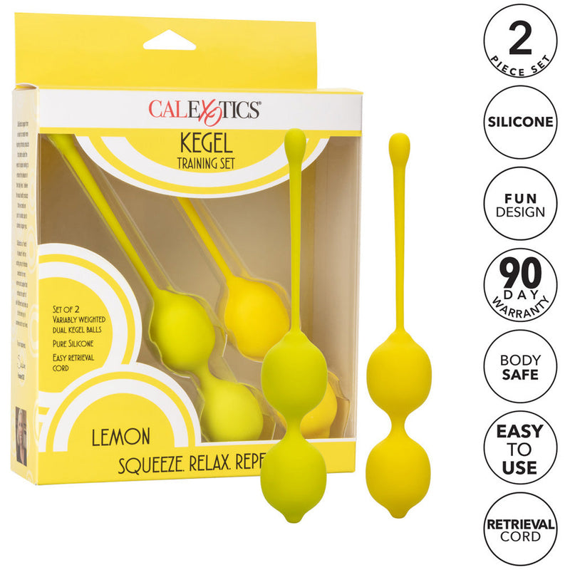 Kegel Training Set Lemon 2 Pack