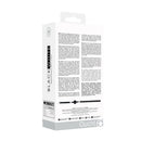 Ouch! Black & White Breathable Ball Gag With Bonded Leather Straps