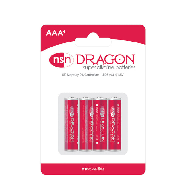 Dragon 4 Pack Alkaline AAA